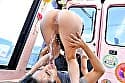 一般男女モニタリングAVマジックミラー便コラボ企画 勉漬けの毎日をすごす性欲の溜まったの予備校生がまたがり顔面騎乗クンニで人生初の大失禁イキ！！インタビュー中にずぅーっと生クリトリスを激しくジュルジュルと舐められ膣内に舌をねじ込まれて発情してしま･･･7 サンプル画像 6