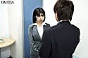 退職代行の実績No1の善場さんが、ブラック企業から罵倒されまくり号泣失禁お漏らしピストンで涙目でチ○ポ懇願することになりました。 善場まみ サンプル画像 12