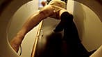 花見会場仮設トイレ内オナニー盗撮 サンプル画像 11