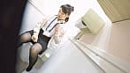 オフィスビル 女子トイレ放尿OL盗撮オナニー サンプル画像 16