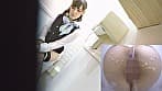 オフィスビル 女子トイレ放尿OL盗撮オナニー サンプル画像 18