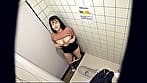 女子トイレ覗き迫力の放尿と生々しいオナニー　＃5 サンプル画像 12