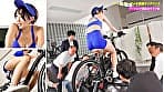 人気 AV 女優が挑戦！オシッコ我慢潮吹きアクメ自転車がイクッ！ 弥生みづき 咲野瑞希 サンプル画像 11