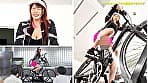 人気AV女優が挑戦！オシッコ我慢潮吹きアクメ自転車がイクッ！逢沢みゆ サンプル画像 11