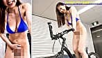人気G・Hカップの巨乳女優が挑戦！オシッコ我慢潮吹きアクメ自転車がイクッ！綾瀬こころ 水原みその サンプル画像 8