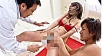 ナンパしてインタビュールームに誘いマッサージ！感じてしまいしたくなっちゃったセレブ若妻！電マでのお漏らしイキで男根を求める豹変淫乱乱交SEX！ サンプル画像 3