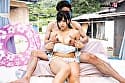 真夏のビキニ素人娘をおっぱいマッサージで火を付けてマジックミラー号でマジイキSEX るい（23） サンプル画像 19