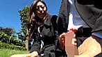 ハラハラドキドキ見られたら大変だ！恥ずかしすぎる野外プレイに興奮しすぎる女達 サンプル画像 17