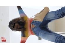 街で見かけた女の失禁 サンプル画像 4