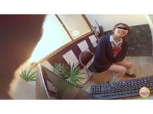 アルバイト面接 我慢出来ず...おしっこ漏らしちゃった女学生4 サンプル画像 4