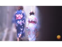 トイレ盗撮 和服女子の和式おしっこ サンプル画像 5