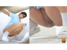 膀胱限界ナース 和式トイレはみだしおしっこ サンプル画像 6