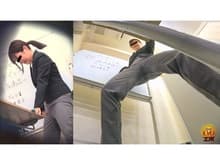 隠撮 働くお姉さんの羞恥お漏らし2 ～着衣に染みわたる恥ずかしい尿の大陸～ サンプル画像 2