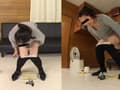 自画撮りおしっこ全力我慢番外編９　時間延長トラップ発動！ サンプル画像 8
