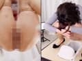 自撮り THE・限界放尿22 サンプル画像 8