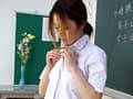 委員長の雨漏り水着 サンプル画像 6