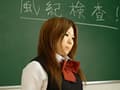 羞恥のおもらし風紀検査 サンプル画像 1