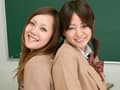 仲良し女子○生のW放尿 サンプル画像 3