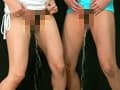 美女のダブル放尿2連発！ サンプル画像 9