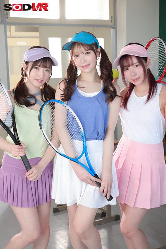 【VR】【8K】≪女汗・女唾・女潮・女尿≫女汁直浴びVR テニス部J系の部活後のムレムレ体液を全身で処理させられるボク サンプル画像 5