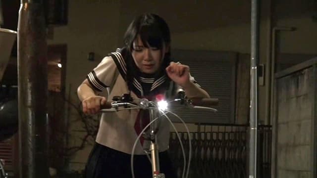 自転車の椅子に媚薬を塗られ通学路でも我慢できずサドルオナニーをするほど発情しまくる女子校生 3 サンプル画像 8