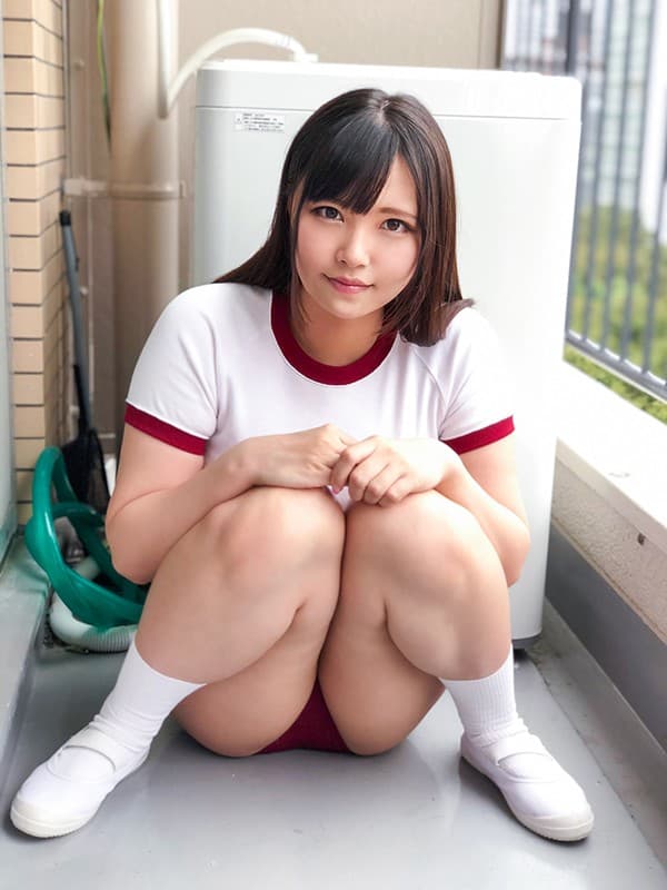 むちむちデカ尻 神ブルマ 生野ひかる ロリ美少女やぽっちゃり娘にピチピチブルマ＆体操着を着せ、ハミパン、ムレムレワレメを毛穴まで見えるほどの超ドアップ接写！さらに尻コキ、着衣お漏らし放尿やブルマぶっかけ、生中出し等ブルマ好きに送る完全着衣フェチAV サンプル画像 1