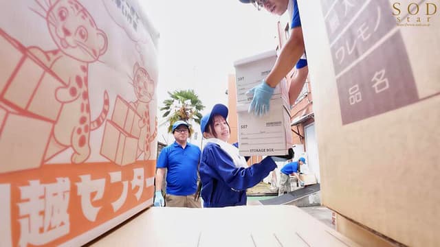 業務中3時間ずっと声我慢しながら即ズボハードピストンで突かれまくる引っ越し屋アルバイト・ななせちゃん（19） 葵ななせ サンプル画像 2