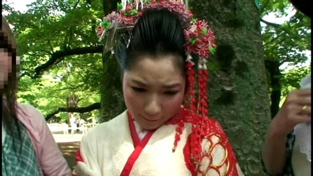 羞恥！強●おもらしマシンパンツ 日本の伝統！舞妓を野外調教したっ！ 14 千秋 サンプル画像 2