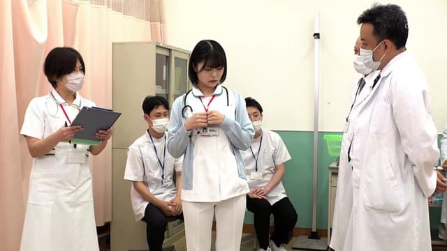 羞恥！新卒看護師着任前強●健康診断2022冬 如月ゆの サンプル画像 1