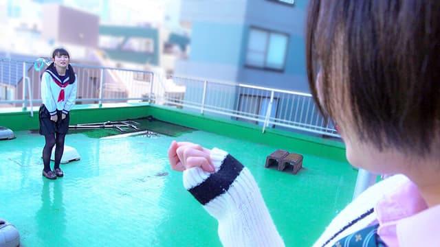 ドM美少女レズ調教 伊織ひなの 水責め 打撃調教 野外羞恥 サンプル画像 4