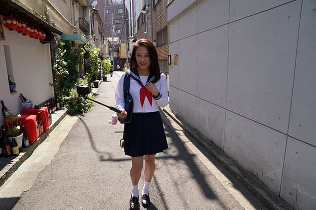 セーラー服熟女失禁羞恥 多田有花 サンプル画像 2