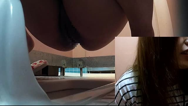 ○○県○○市 市民プールトイレ盗撮 厳選パイパン少女編 サンプル画像 20