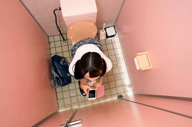 【VR】女子●生を狙った公衆トイレこじ開け強● サンプル画像 6