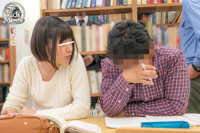 図書館カップル寝取り中出し痴● サンプル画像 9