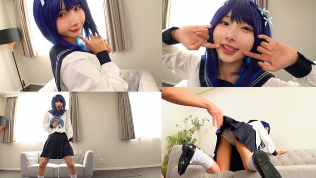 素人AV 143cm ●リ顔・雑魚マン・潮ビチャお漏らし 乱交撮影会！ サンプル画像 2