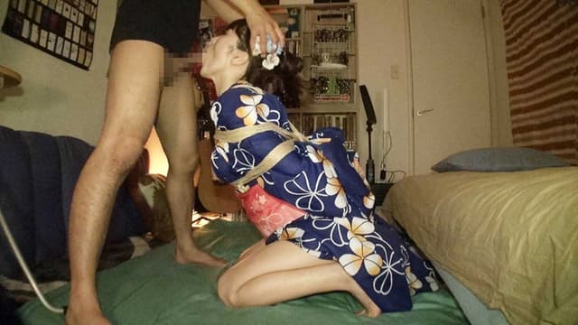 巨根絶頂 浴衣美女 綿井ちなつ サンプル画像 11