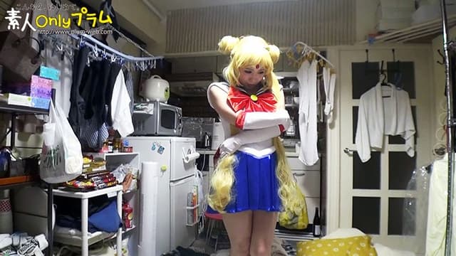 （羞恥）ババコス！（BBA）色白で脱がせたらムチムチ過ぎて卑猥な主婦をセーラ●ム●ンにして辱めてみた件（中田氏） 観月やよい サンプル画像 4