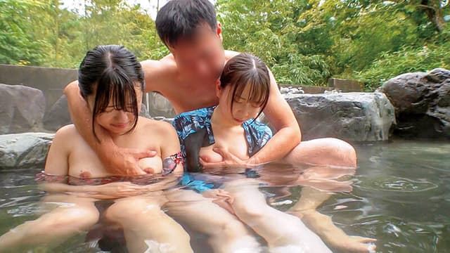 ピンクま●こ美少女達とイタズラ温泉旅行 サンプル画像 18