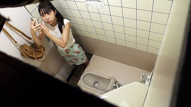 公衆トイレで発情する女 放尿オナニー覗き撮り vol.7 サンプル画像 1