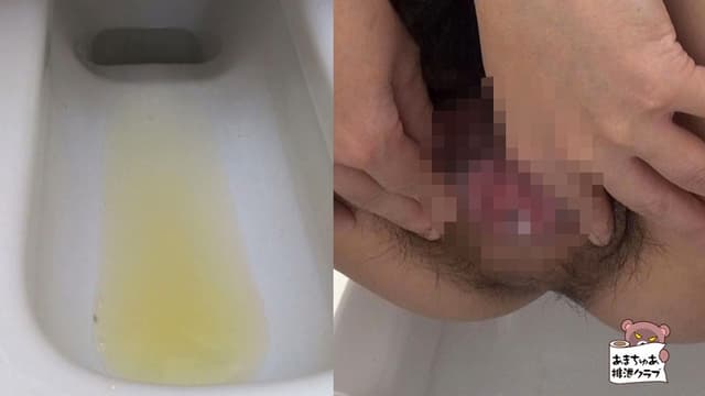 尿道丸見せ放尿 2カメ両開きマ○コ サンプル画像 15