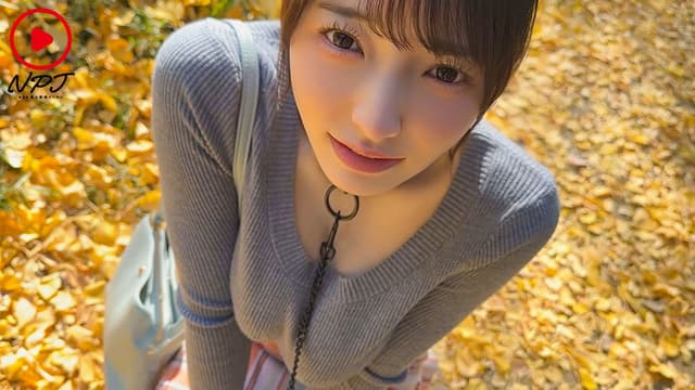 ノーブラ新宿徘徊マゾ犬お散歩デート サンプル画像 1