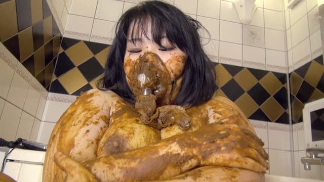 ぽちゃスカ大便おなにぃ サンプル画像 16
